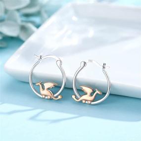 img 1 attached to 👂 Hypoallergenic Sterling Silver Earrings: Sensitivity-Friendly Jewelry for Girls