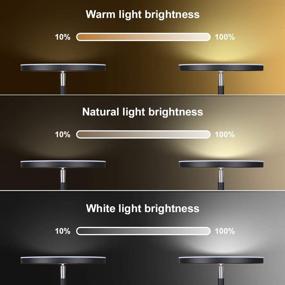 img 2 attached to 🌟 Dimmable LED Floor Lamp for Living Room - Bright 27W/2000LM Main Light and 7W/350LM Side Reading Lamp - Adjustable 3 Colors (3000K/4500K/6000K) - Tall Lamp with Remote & Touch Control