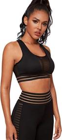 img 2 attached to Verdusa Womens Contrast Racerback Workout