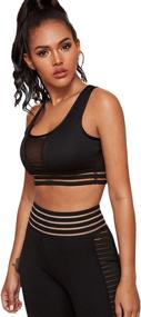 img 1 attached to Verdusa Womens Contrast Racerback Workout