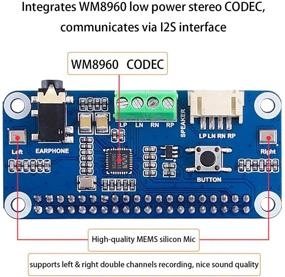 img 2 attached to Audio HAT Module For Raspberry Pi 4B/3B+/3B/2B/B+/A+/Zero/Zero W/Pi Zero WH