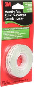 img 3 attached to 🔒 Clear Outdoor Insulation Film Mounting Tape for Windows and Doors - 3M, 1/2 in. x 13.8 yd. roll