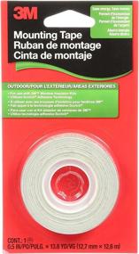 img 4 attached to 🔒 Clear Outdoor Insulation Film Mounting Tape for Windows and Doors - 3M, 1/2 in. x 13.8 yd. roll