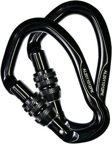 img 2 attached to Hunter Safety System Carabiners with Enhanced Strength (2-Pack)