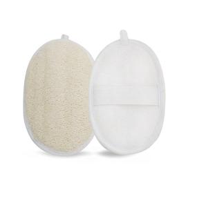 img 4 attached to 🧽 Premium EVERDRAGON Exfoliating Loofah Pads: 2 Packs of 100% Natural Loofah Sponge Shower Scrubbers for Men/Women