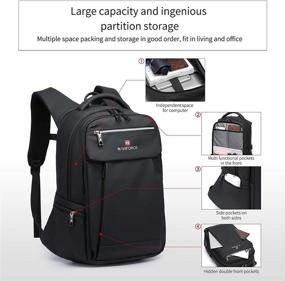 img 2 attached to NAVIFORCE Backpack Charging Business Resistant