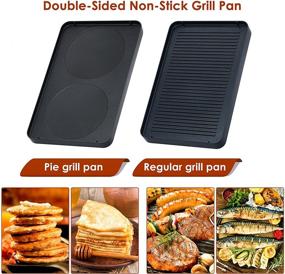 img 3 attached to Electric Griddles Smokeless Removable Nonstick