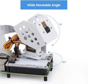 img 2 attached to SunFounder Комплект Панорамирования и Наклона Raspberry Pi Camera 2-х осей с углом движения 180° для Raspberry Pi 4B 3B+ 3B - Цвет, Распознавание Лица, Жестов и Дорожных Знаков