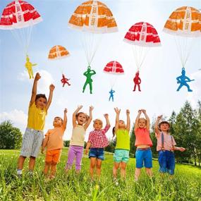 img 2 attached to 🌈 Outdoor Children's Birthday Parachute Toss