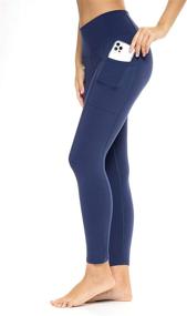 img 1 attached to Layer Workout Running Legging Inkwell Outdoor Recreation