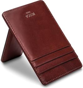 img 2 attached to Top-rated Bosca Deluxe Front Pocket Wallet for Stylish Men's Accessories