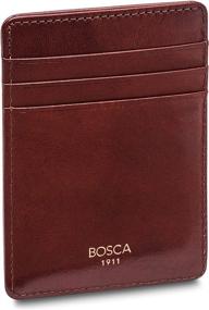 img 4 attached to Top-rated Bosca Deluxe Front Pocket Wallet for Stylish Men's Accessories