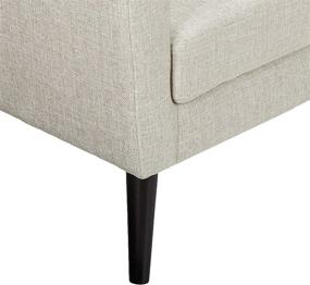 img 1 attached to 🪑 Sienna Mid-Century Modern Fabric Club Chair by Christopher Knight Home - Beige Elegance at Its Finest!