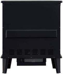 img 1 attached to HearthPro Black Indoor Infrared Stove Fireplace Heater - Freestanding 5-Sided, Model SP5621