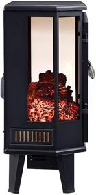 img 2 attached to HearthPro Black Indoor Infrared Stove Fireplace Heater - Freestanding 5-Sided, Model SP5621
