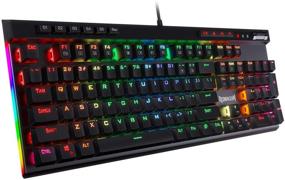 img 4 attached to 🎮 Redragon K580 VATA RGB осветление клавиатура для игр с макроклавишами и отдельными мультимедийными элементами управления, встроенная запись макросов (клавиши с синими переключателями) - улучшено для SEO.