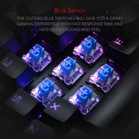 img 1 attached to 🎮 Redragon K580 VATA RGB LED Backlit Mechanical Gaming Keyboard with Macro Keys & Dedicated Media Controls, Onboard Macro Recording (Blue Switches) - Enhanced for SEO
