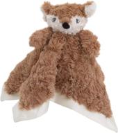 🦊 cuddle me luxury plush security blanket: fox design in brown - snuggle in total comfort and safety logo