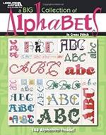 🧵 explore a vast collection of cross stitch alphabets with leisure arts' big book logo