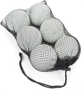 img 3 attached to 🥍 Set of 6 Regulation Size White Lacrosse Balls with Mesh Storage Bag by Crown Sporting Goods