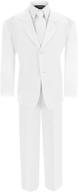 👔 suave style for young gentlemen: boys formal dresswear g214 white boys' clothing logo