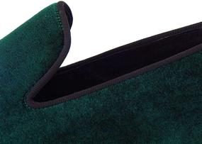 img 1 attached to Velvet Slippers Plain Handmade Loafer Men's Shoes
