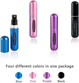 img 2 attached to Fragrance Reimagined: Refillable Perfume Bottles with Atomizer