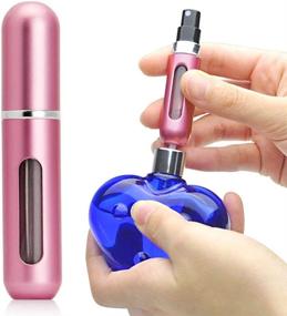 img 1 attached to Fragrance Reimagined: Refillable Perfume Bottles with Atomizer