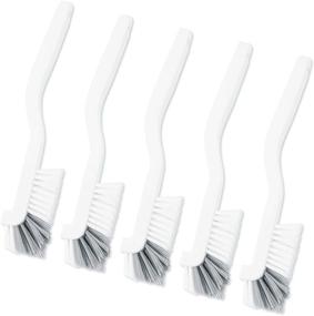 img 4 attached to 🧼 Sihuuu Cleaning Dish Scrub Brush Set - 5 pcs Household Kitchen Sink and Bathroom Brushes for Deep Cleaning, Pot Dishwasher, Edge Corners, and Grout