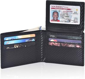 img 4 attached to 🔒 Security-Blocking Wallets: Stylish Minimalist Men's Accessories for Wallets, Card Cases & Money Organizers