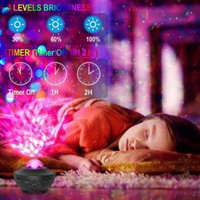 img 1 attached to Galaxy Projector Night Light: Voice Control, Timed Settings, 21 Lighting Effects - Perfect for Baby, Kids, Adults & Home Theatre