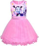 pcloud vampirina printed princess cartoon girls' clothing logo