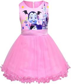 img 4 attached to PCLOUD Vampirina Printed Princess Cartoon Girls' Clothing