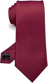 img 4 attached to 👔 Stylish RBOCOTT Business Wedding Formal Necktie: Essential Men's Accessory