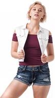 🎬 stylish hollywood star fashion sleeveless button up jean denim jacket vest for trendy looks logo