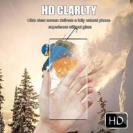 ​"📱 защитное стекло для экрана samsung galaxy s21 ultra 5g (6.8"), [чувствительный к касанию][поддержка сканера отпечатков пальцев][9h твердость][без пузырьков], с защитником камеры [2+2] логотип