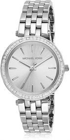 img 3 attached to ⌚ 33мм Часы Michael Kors Darci с блестками для трехминутного времени