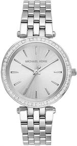 img 4 attached to ⌚ 33мм Часы Michael Kors Darci с блестками для трехминутного времени