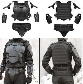 img 3 attached to Adjustable Tactical Protector Paintball Motorcycle Sports & Fitness and Airsoft