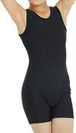 π€Έ boys' gymnastics leotard: perfect for toddler ballet and dance practice, athletic competition, and training tank logo
