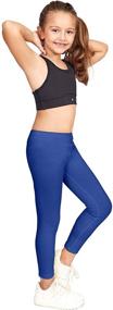 img 1 attached to Certified Organic Spandex Leggings for Girls by CAOMP