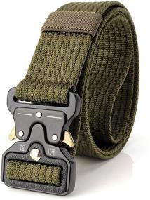 img 4 attached to 🎖️ Ultimate Tactical Military Duty: Quick-Release Men's Accessories & Belts for Heavy-Duty Webbing