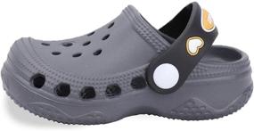 img 2 attached to Unisex Water Shoes Sandals for Boys and Girls - Classic Garden Clogs Beach Slip-Ons