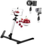 📚 adjustable tabletop teaching stand with photo copy pico projector and overhead phone mount for live streaming, baking crafting demo, online video, and draw recording logo