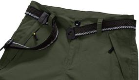 img 1 attached to Pants Youth Outdoor Convertible Camping Trousers Boys' Clothing in Pants