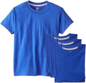 img 1 attached to 👕 Hanes X-Temp Performance Heather Boys' Sleeve Clothing