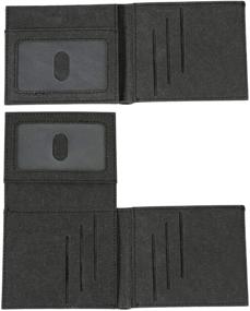 img 4 attached to Minimalist Travel Bifold Wallet C Brown Men's Accessories for Wallets, Card Cases & Money Organizers