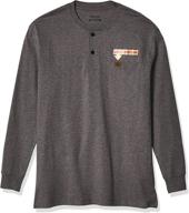 👕 affordable and stylish: workwear wrangler oatmeal heather shirts for men in 2x large size logo