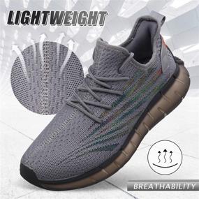 img 3 attached to Bicano Walking Lightweight Breathable Sneakers Men's Shoes