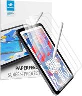 [3 pack] paperlike screen protector for ipad mini 6 2021 (8.3 inch), anti-glare/scratch resistant matte film for drawing/writing, with apple pencil compatibility logo